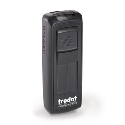 Trodat Pocket Printy 9512 Ecoblack zsebbélyegző zárt állapotban	