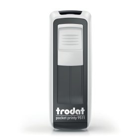 Trodat 9511 Ecoblack-White zsebbélyegző – zárt nézet	
