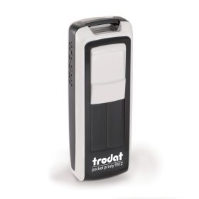 Trodat 9512 Ecoblack-White zsebbélyegző zárt állapotban