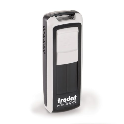 Trodat 9512 Ecoblack-White zsebbélyegző zárt állapotban