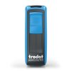 Trodat 9511 Ecoblack-Blue zsebbélyegző – elölnézet, zárt állapot	