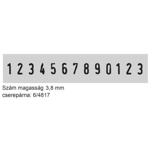 Trodat 48313 Számozóbélyegző ( 13 Szám )