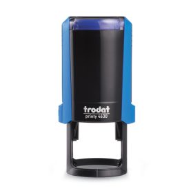   Trodat 4630 Ecoblack-Blue Körbélyegző (Ø 30 Mm) Lenyomattal
