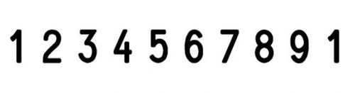 Trodat Professional 55510/Pl ( 56 X 33 Mm ) Fémházas Számozóbélyegző (10 Szám) Lenyomattal