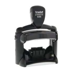   Trodat Professional 5480 Fémházas Dátumbélyegző ( 68 X 47 Mm ) Lenyomattal