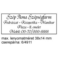 SZÖVEGLEMEZ MAX 4 SOR